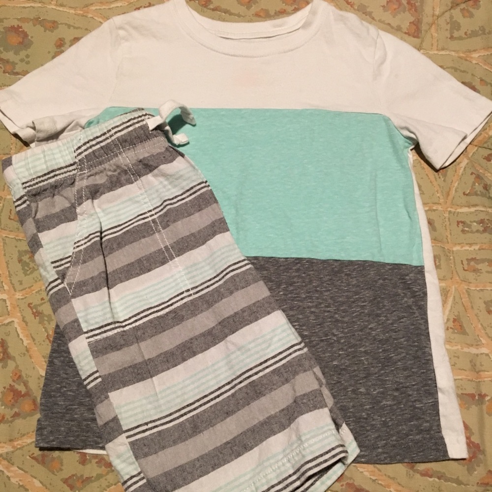 Boys matching summer set